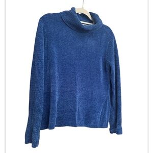 Blast Blue Chenille Sweater NWOT